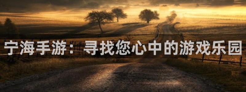 星空娱乐老版本：宁海手游：寻找您心中的游戏乐园