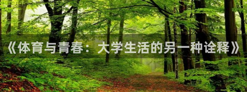 bbin视讯：《体育与青春：大学生活的另一种诠释》